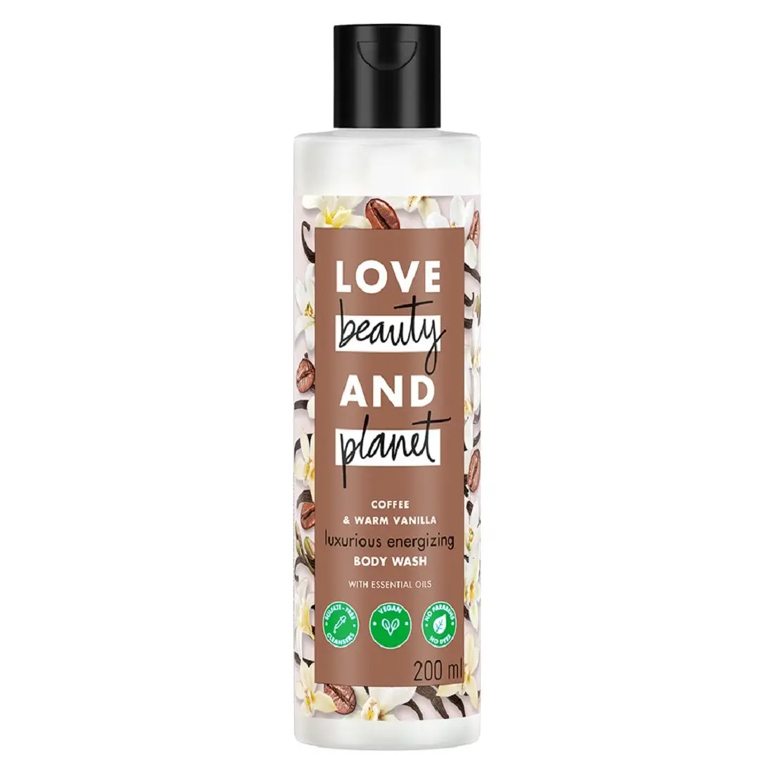 Love Beauty And Planet Coffee & Warm Vanilla Sulfate Free Body Wash 200 ml