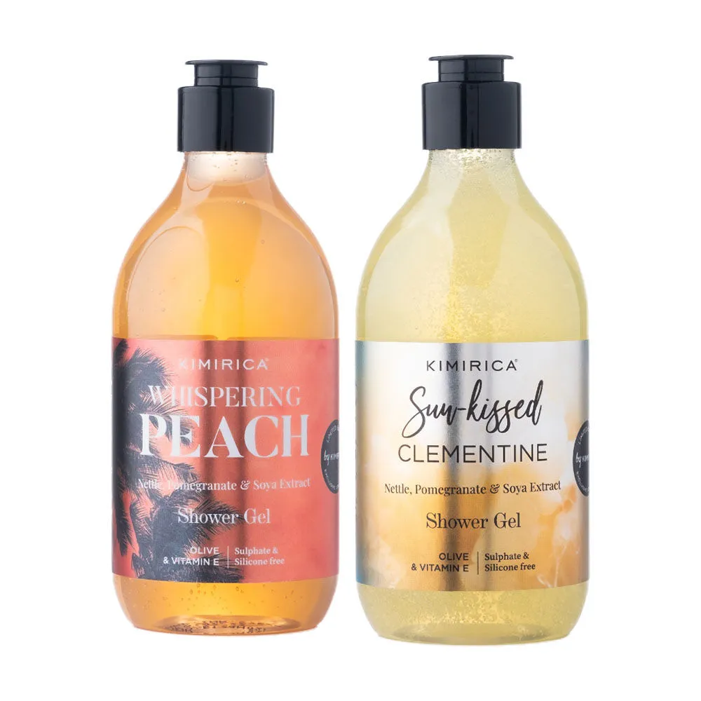 Kimirica Refreshing & Cheerful Sulphate Free Shower Gel Duo