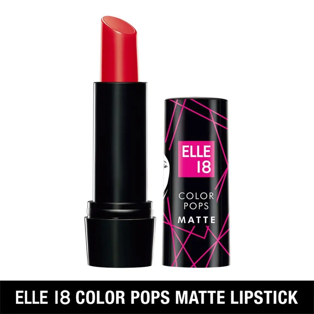 Elle 18 Color Pop Matte Lip Color, R31, Crazy Red, 4.3 g