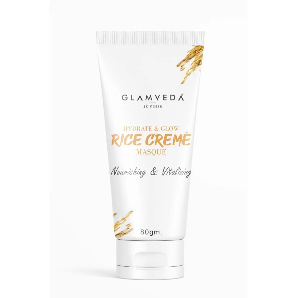 Glamveda Hydrate & Glow Rice Creme' Masque (80 g)