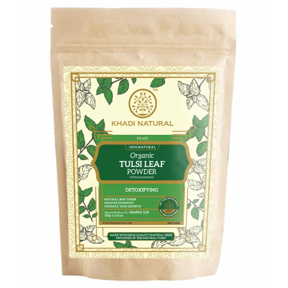 Khadi Natural Tulsi Leaf Organic Powder