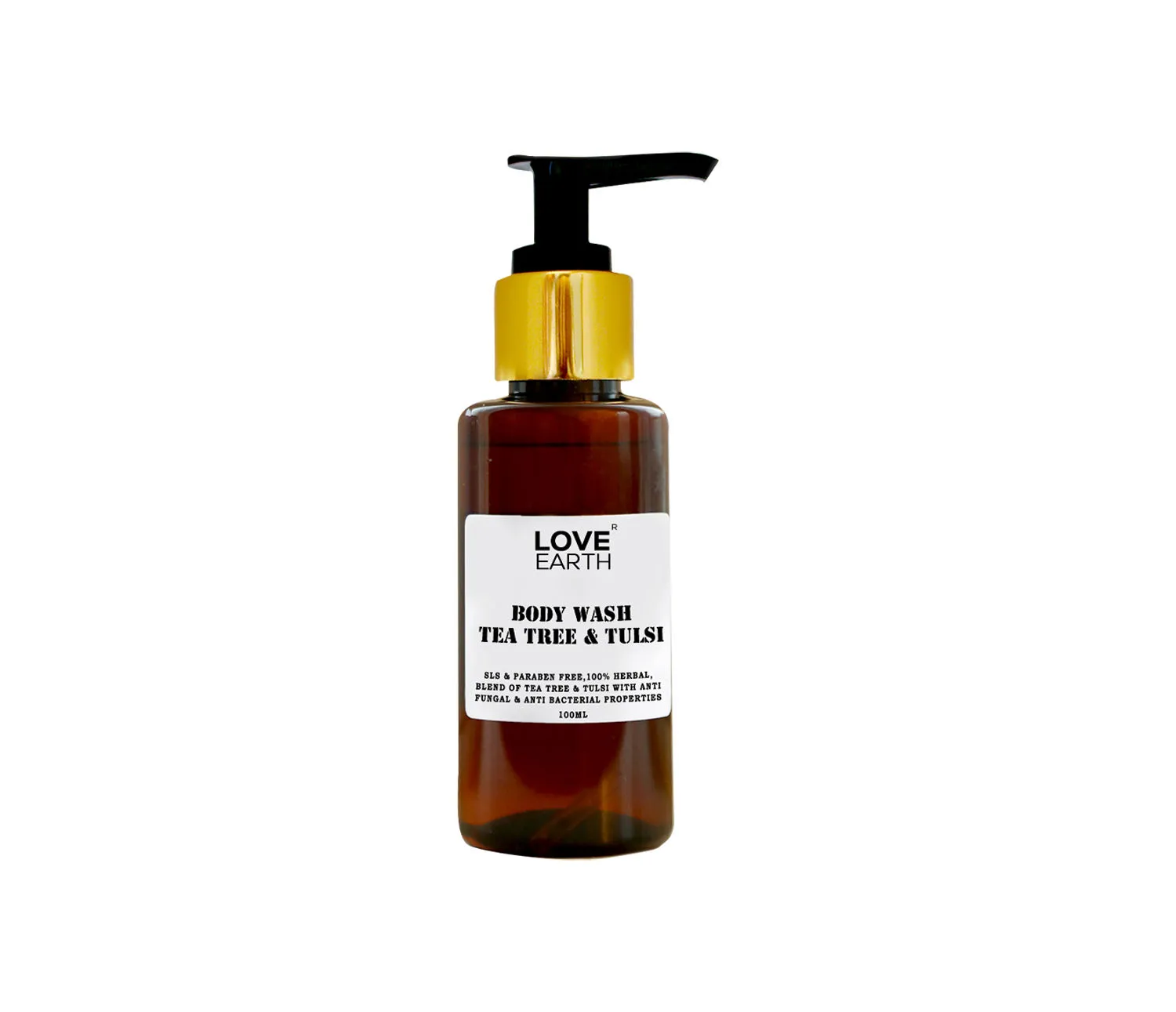 Love Earth Body Wash Tea Tree Tulsi for Moisturising Skin with Anti-bacterial properties