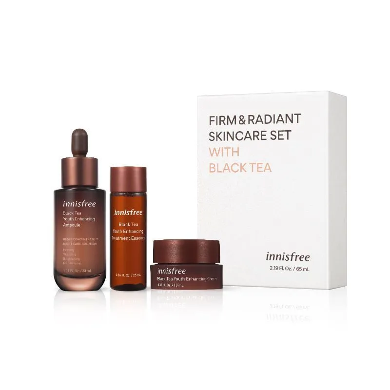 Innisfree Firm & Radiant Skincare Set With Black Tea