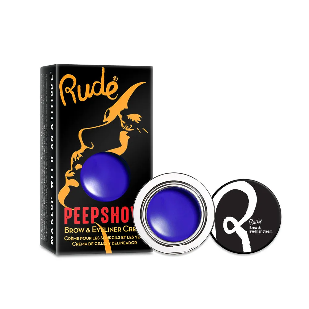 Rude Cosmetics Peep Show Brow & Eyeliner Cream - Excitement