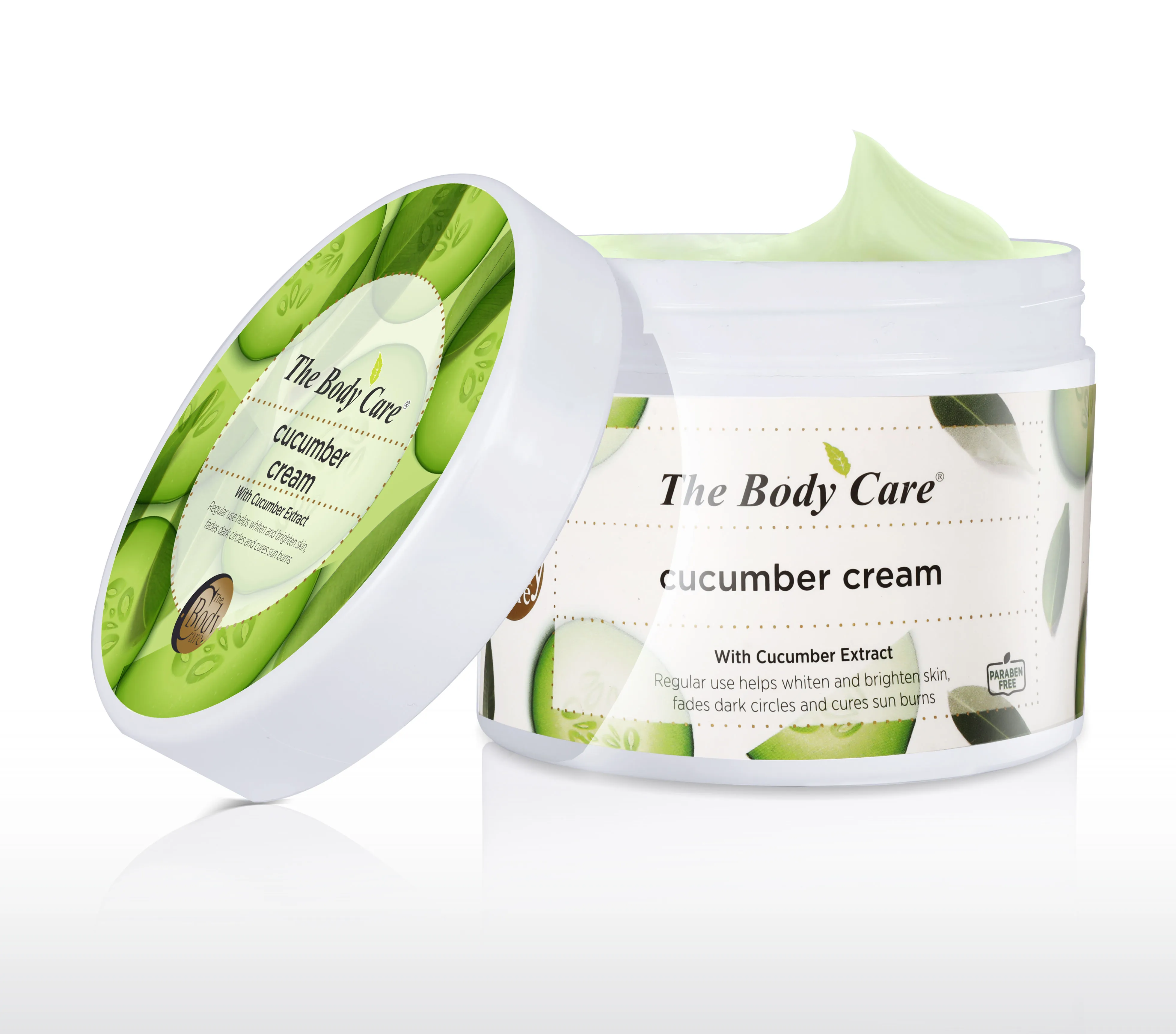 The body Care Cucumber Cream With Cucumber Extract