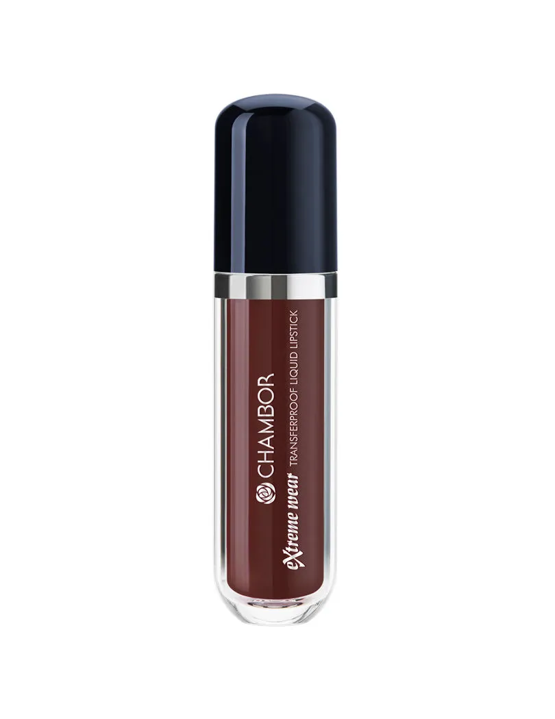 Chambor Extreme Wear Transferproof Liquid Lipstick - Bitter Chocolate #486