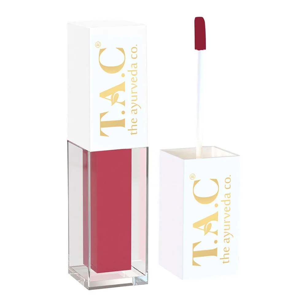 TAC - The Ayurveda Co. Long Stay Matte Liquid Lipstick - Maroon Fantasy