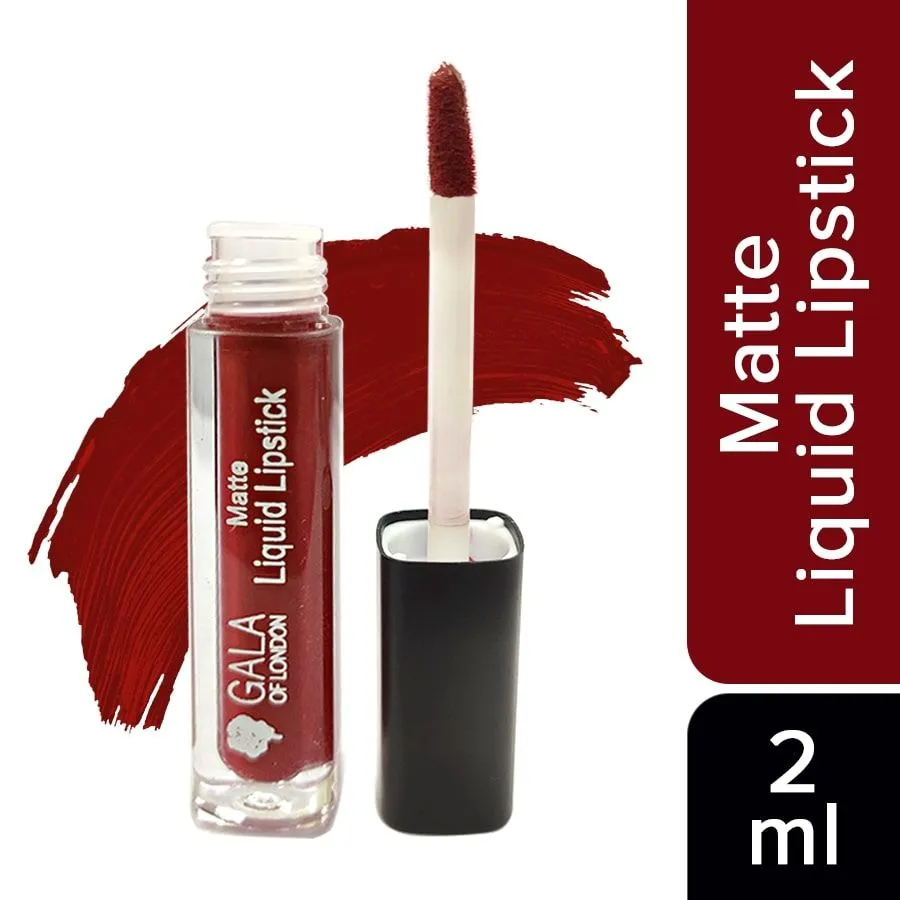 Gala of London Matte Liquid Lipstick - Red Mud