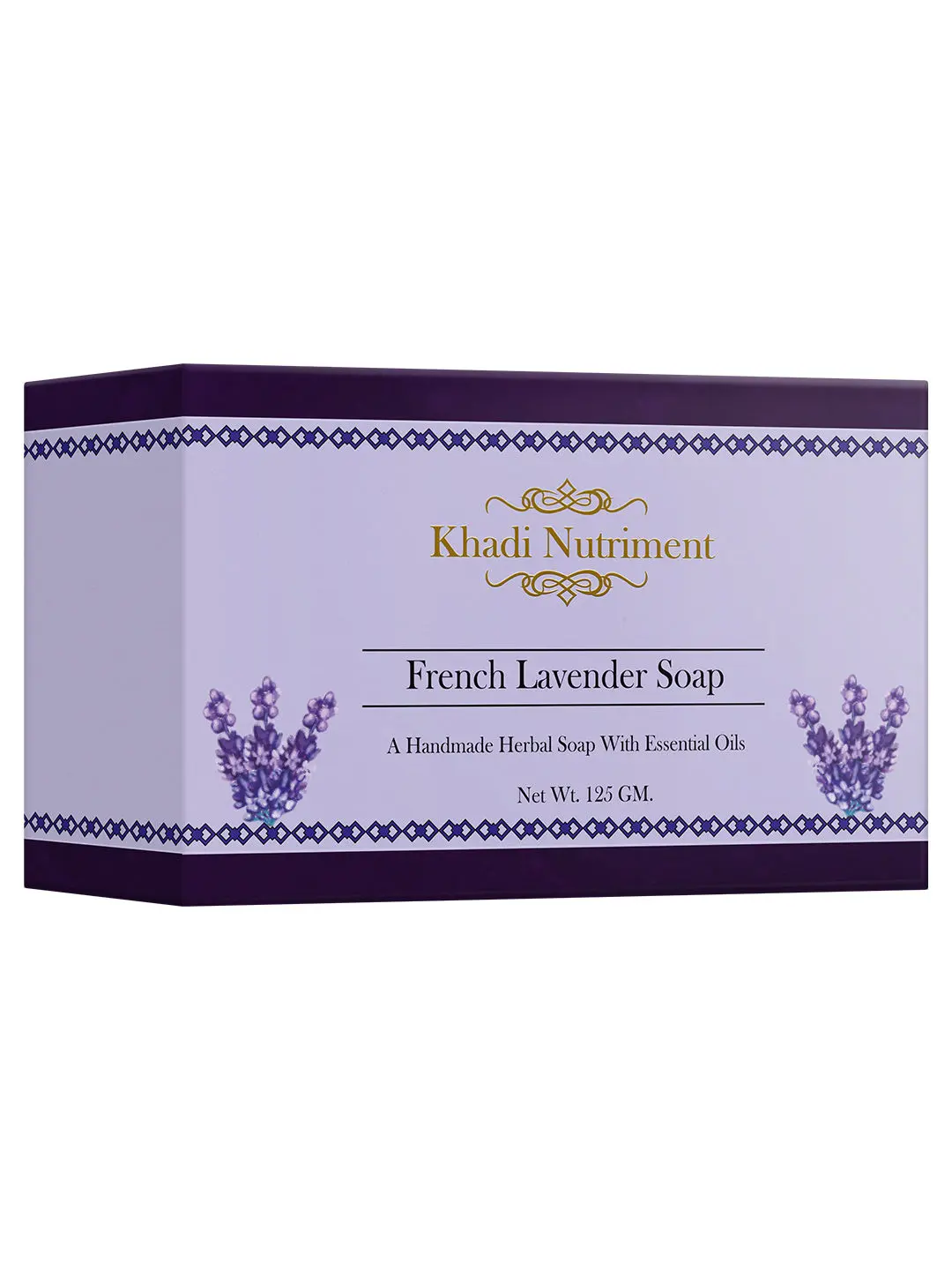 Khadi Nutriment French Lavender Soap,125 gm Soap for Unisex (Pack of 1)