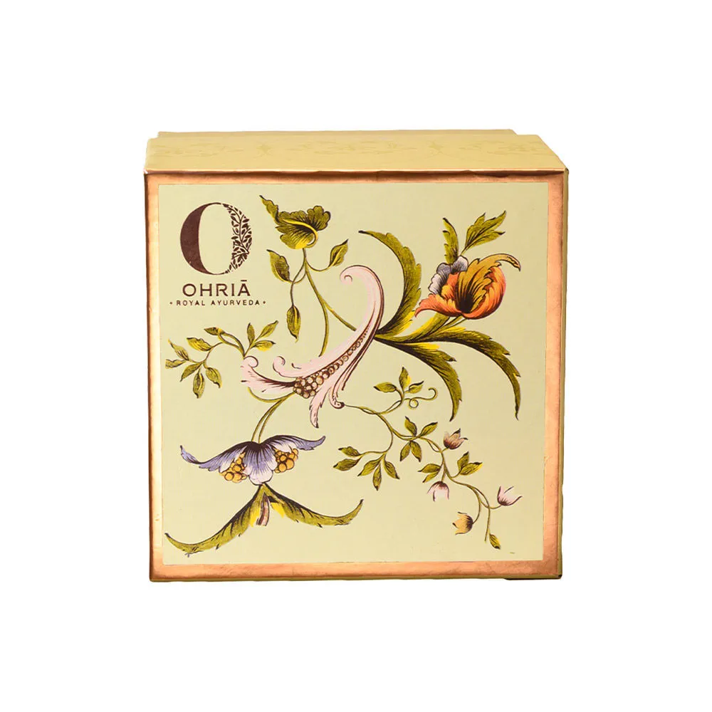 Ohria Ayurveda Rose & Oud Luxury Brass Candle