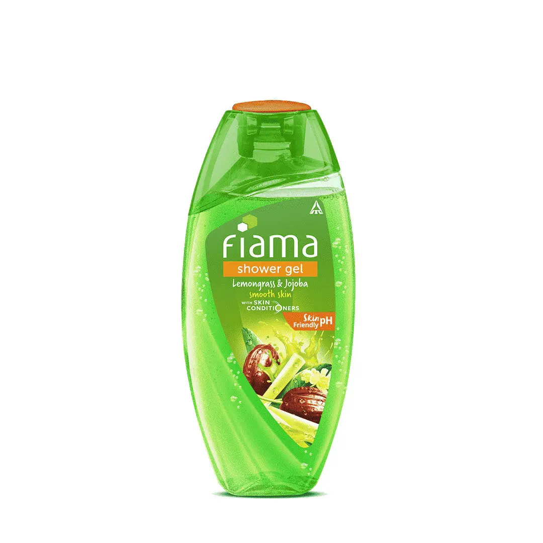 Fiama Shower Gel Lemongrass & Jojoba Body Wash with Skin Conditioners for Smooth Skin, 250 ml bottle