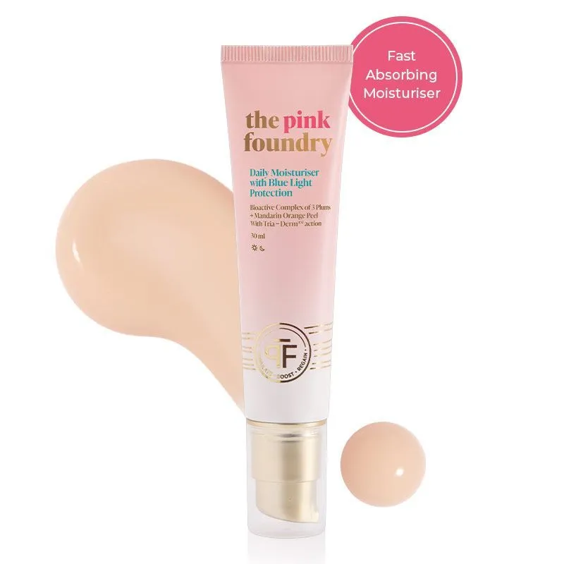 The Pink Foundry Daily Moisturiser With Blue Light Protection