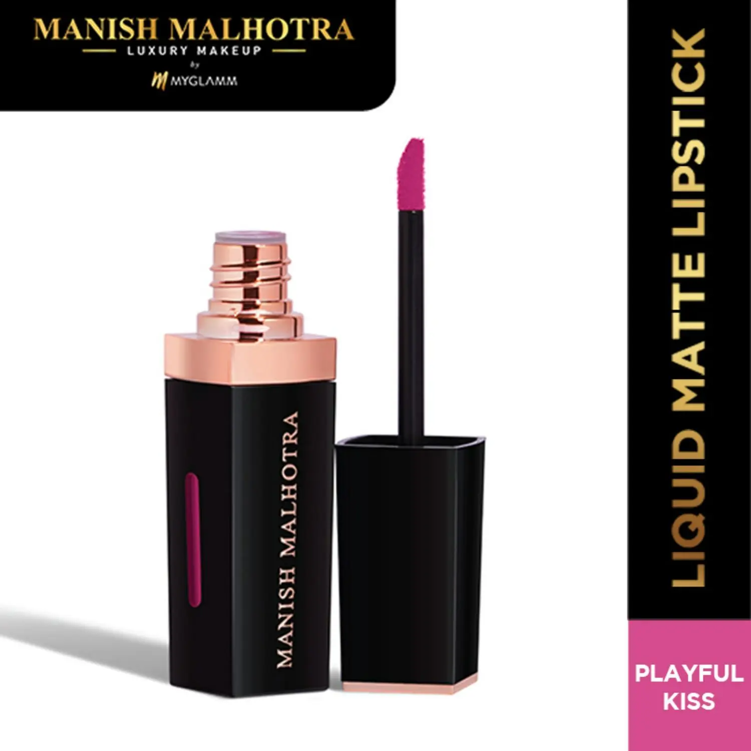 Manish Malhotra Beauty By MyGlamm Liquid Matte Lipstick-Playfull Kiss-7gm