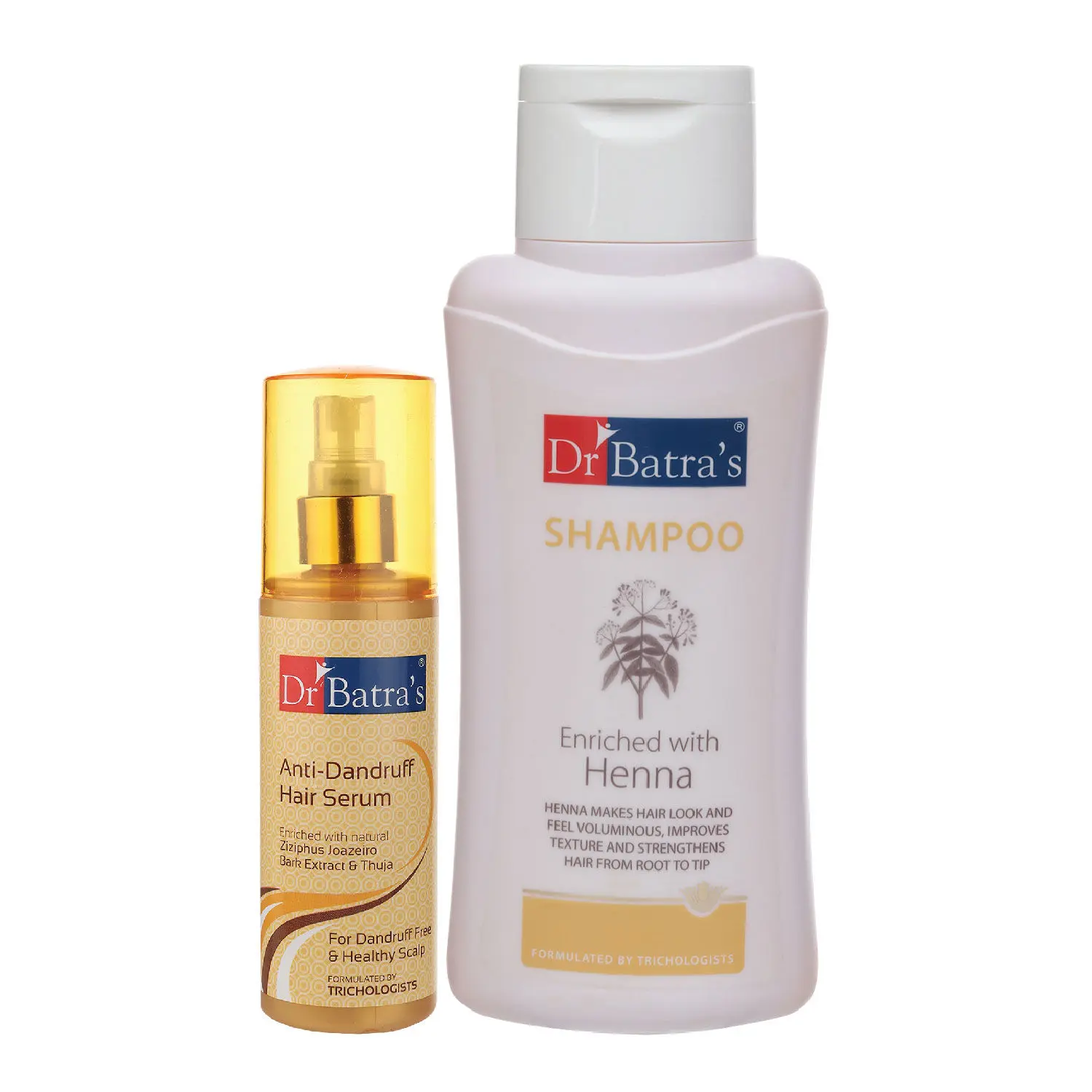 Dr Batra's Anti Dandruff Hair Serum and Normal Shampoo - 500 ml