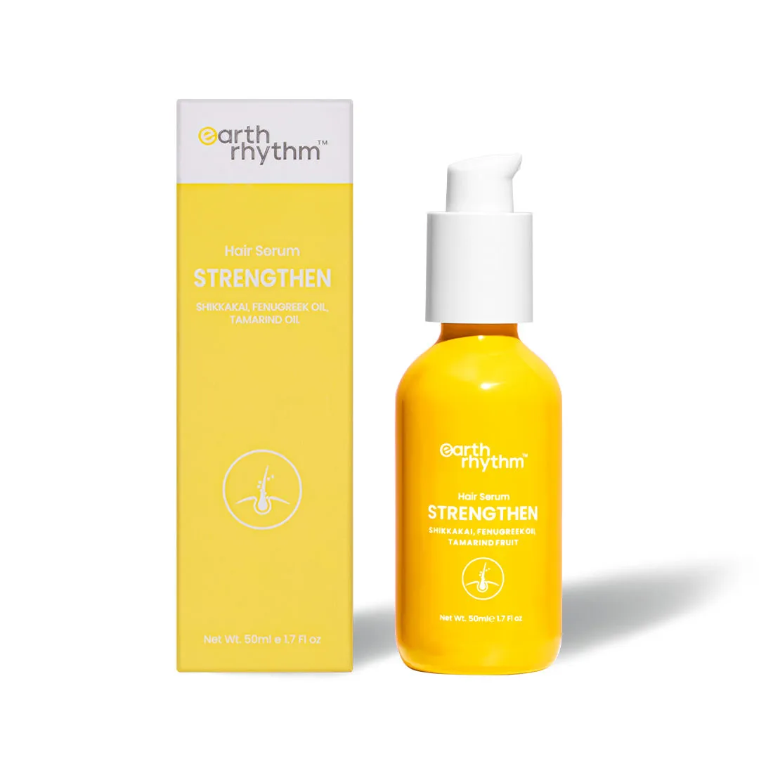 Earth Rhythm Strengthening Hair Serum with the goodness of Fenugreek, Tarmarind Seed & Shikkakai