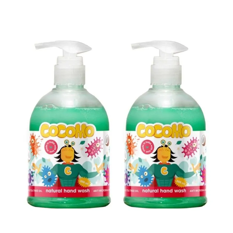 Cocomo Natural Hand Wash With Tea Tree And Spearmint Oil - Pack Of 2