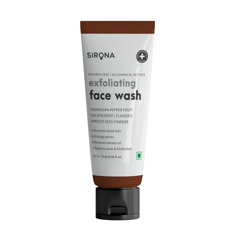 Sirona Exfoliating Face Wash - 15 ml