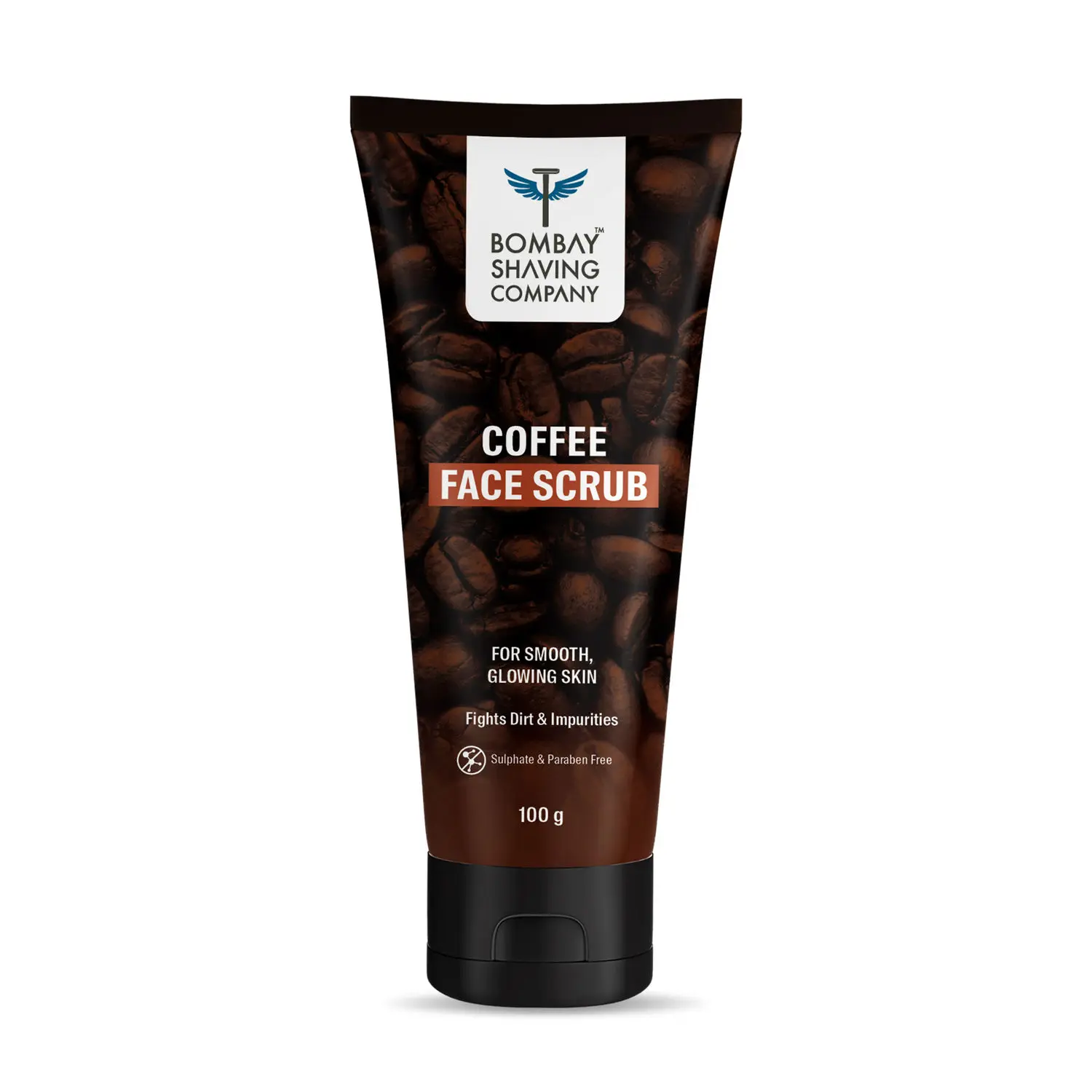 Bombay Shaving Company Exfoliating Coffee Face Scrub 100g | Deep Cleansing effect | No Sulphate, No Paraben