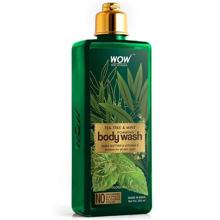 WOW Skin Science Tea Tree & Mint Foaming Body Wash