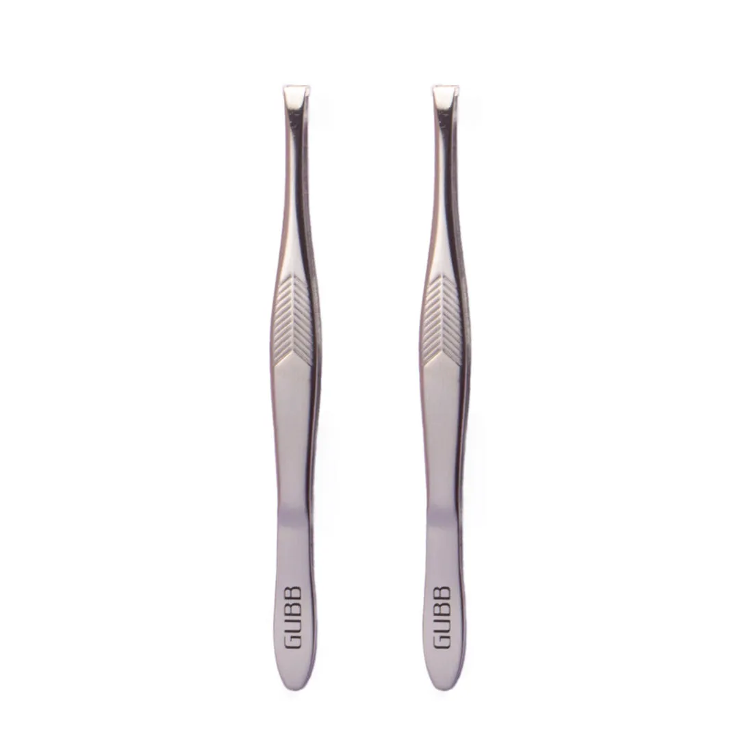 GUBB Tweezer for Women Eyebrows and Upper Lips (Flat Tweezer Pack 2)