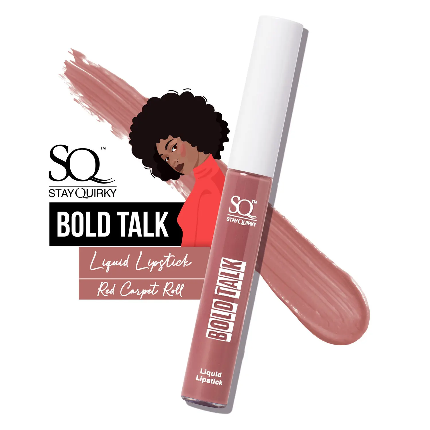 Stay Quirky Bold Talk Liquid Lipstick - Caramel Salute 19 (5.5 ml)