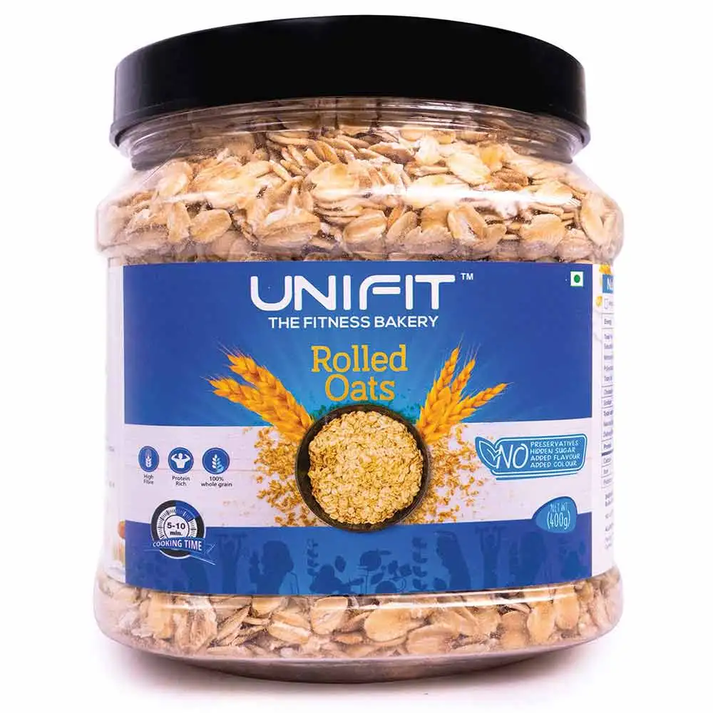 UNIFIT Rolled Oats,  400 g  Unflavoured