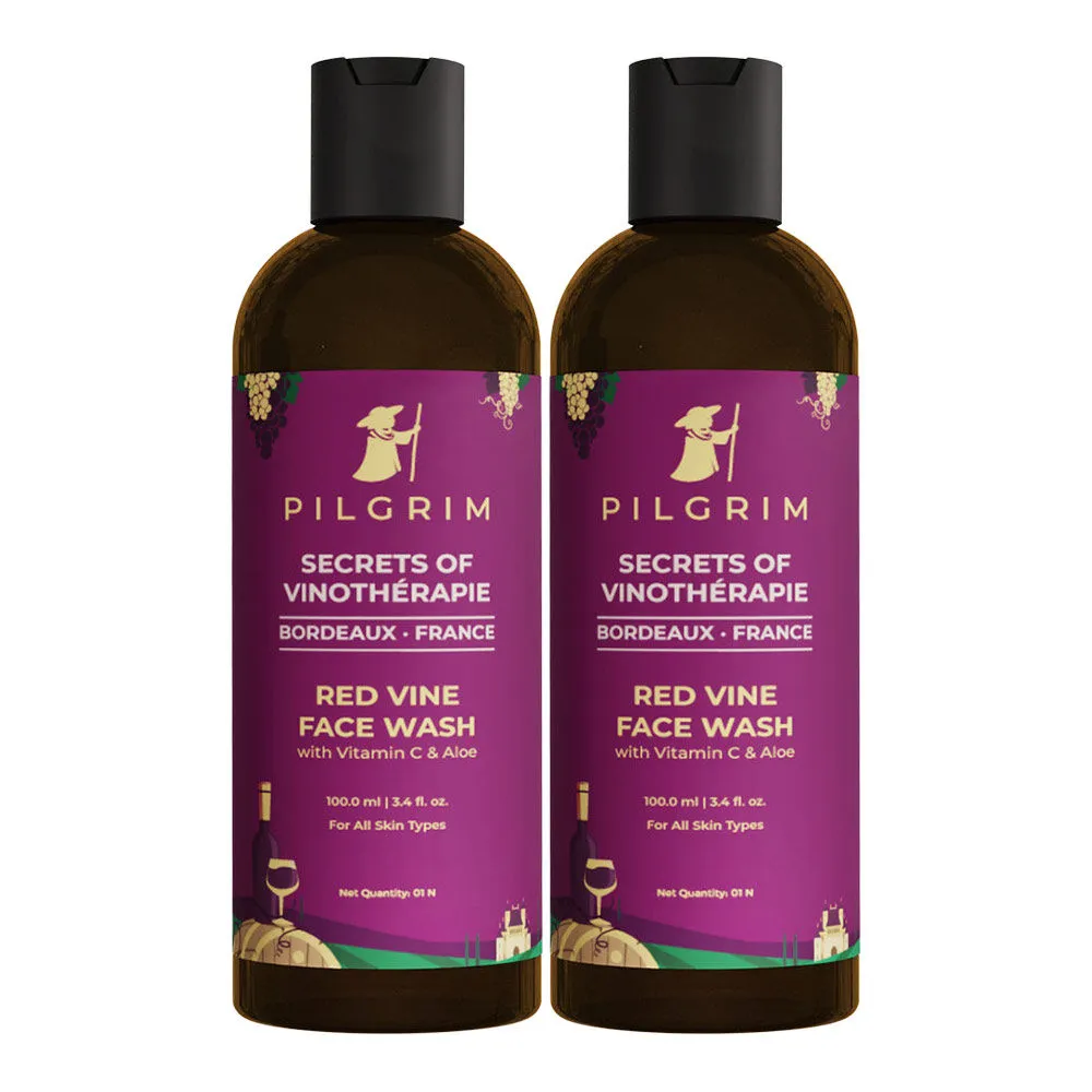 Pilgrim Red Vine Face Wash - Pack of 2