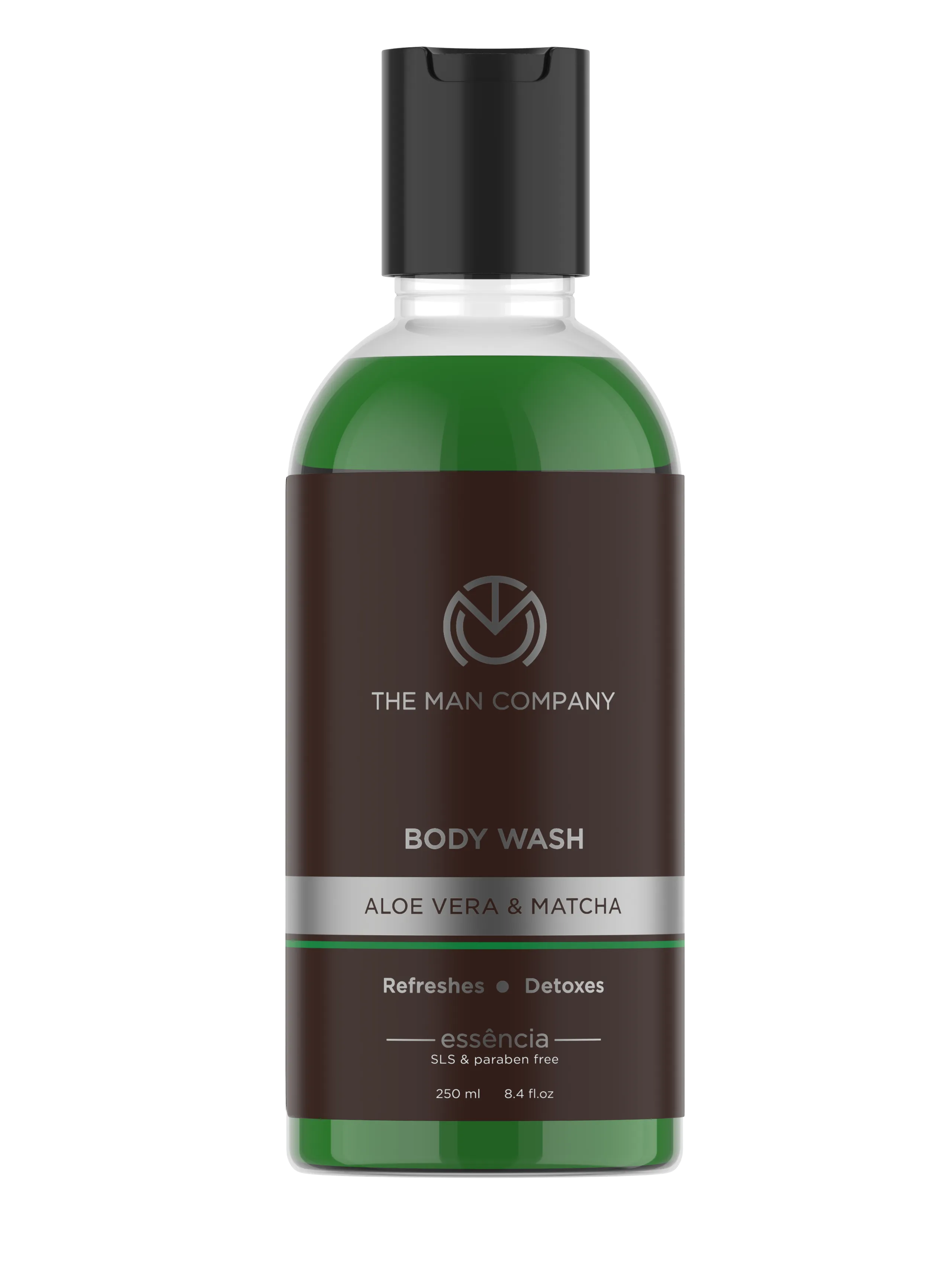 The Man Company Body Wash For Men With Aloe Vera & Matcha, Refreshes & Detoxes