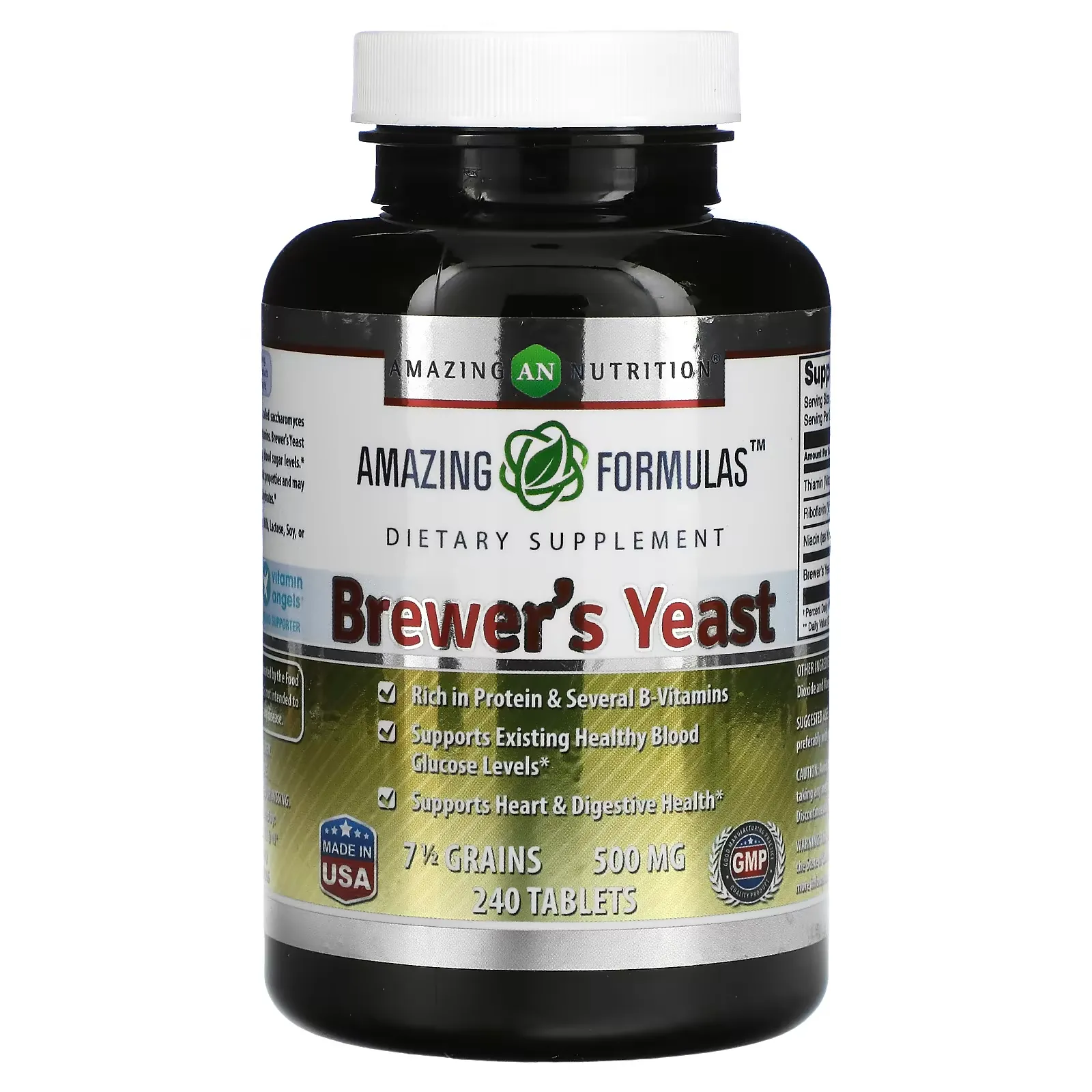 Brewer's Yeast, 250 mg, 240 Tablets