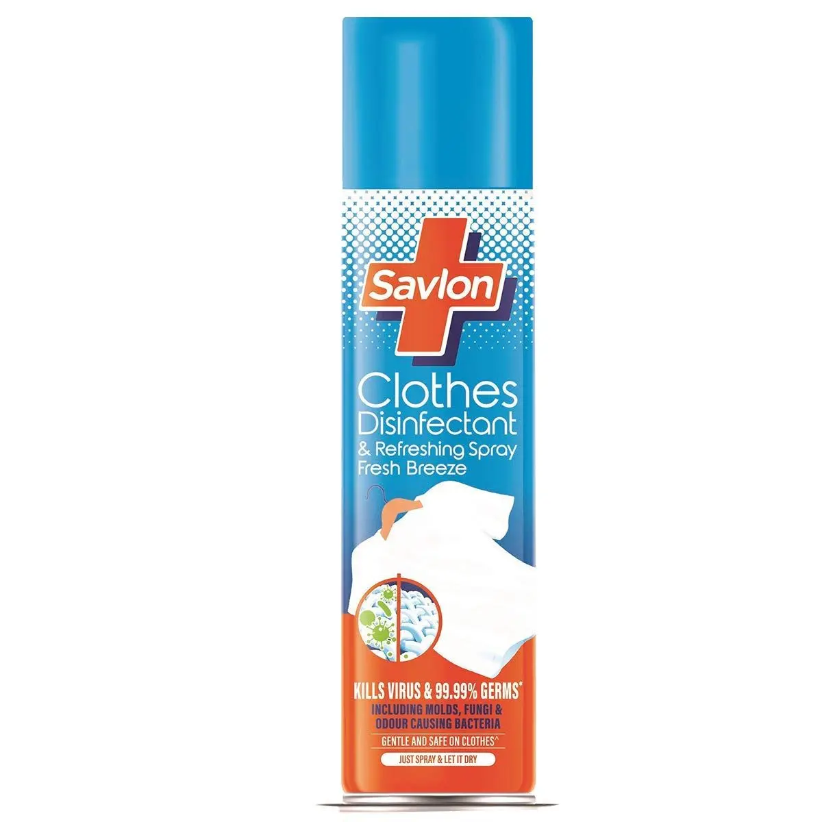 Savlon Clothes Disinfectant and Refreshing Spray 230 ml|Disinfect without Laundry Detergents|Fresh Fragrance| No water needed| Kills Virus and 99.99% germs including odour causing bacteria