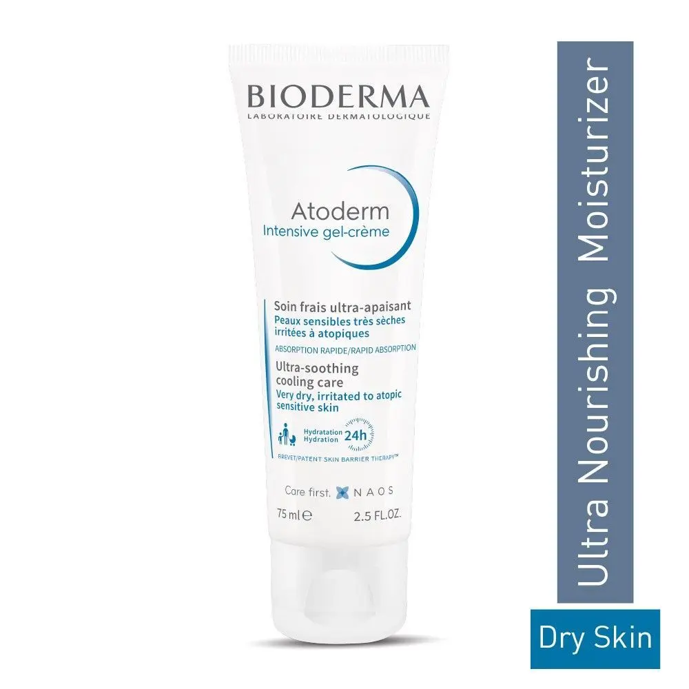 Bioderma Atoderm Intensive Gel Creme for Anti-itching, lipid-replenishing treatment, 75ml