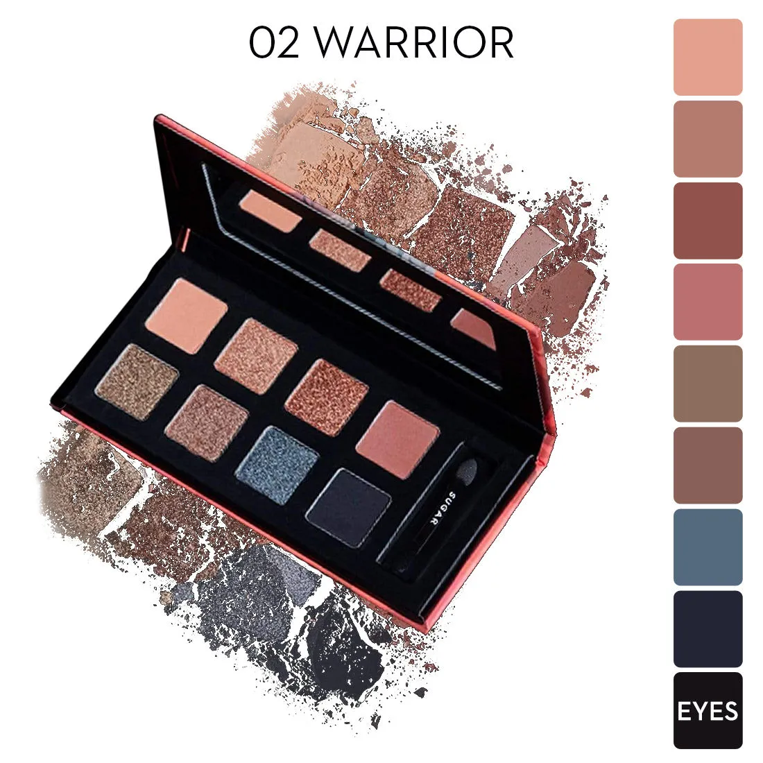 SUGAR Blend The Rules Eyeshadow Palette - 02 Warrior