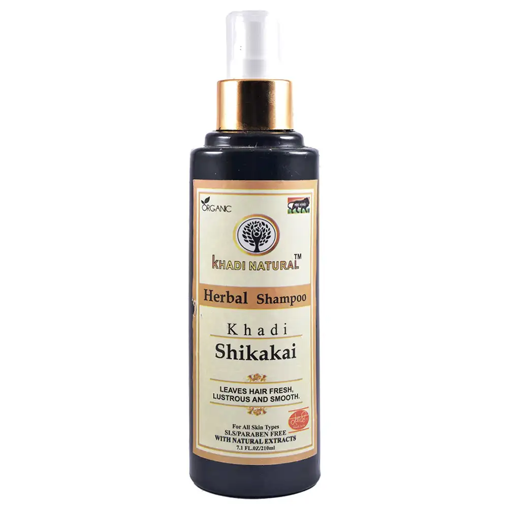 Khadi Natural Herbal Shampoo,  210 ml  Shikakai