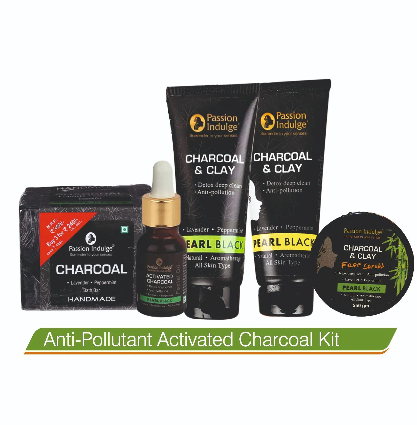 Passion Indulge Anti-Pollutant Charcoal Combo