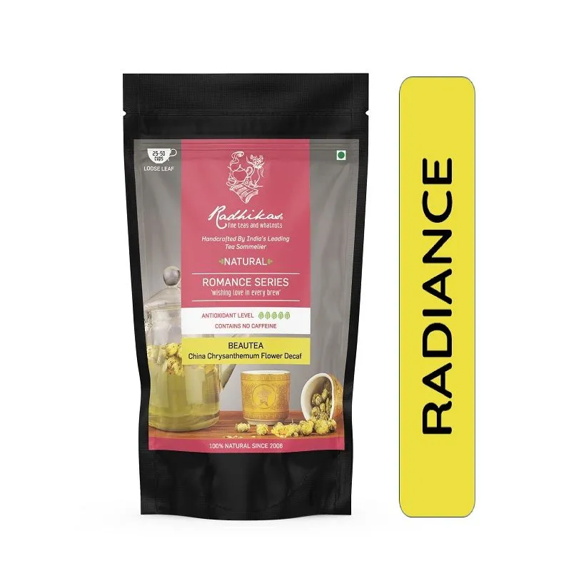 Radhikas Beautea Chrysanthemum Flower Decaf Tisane