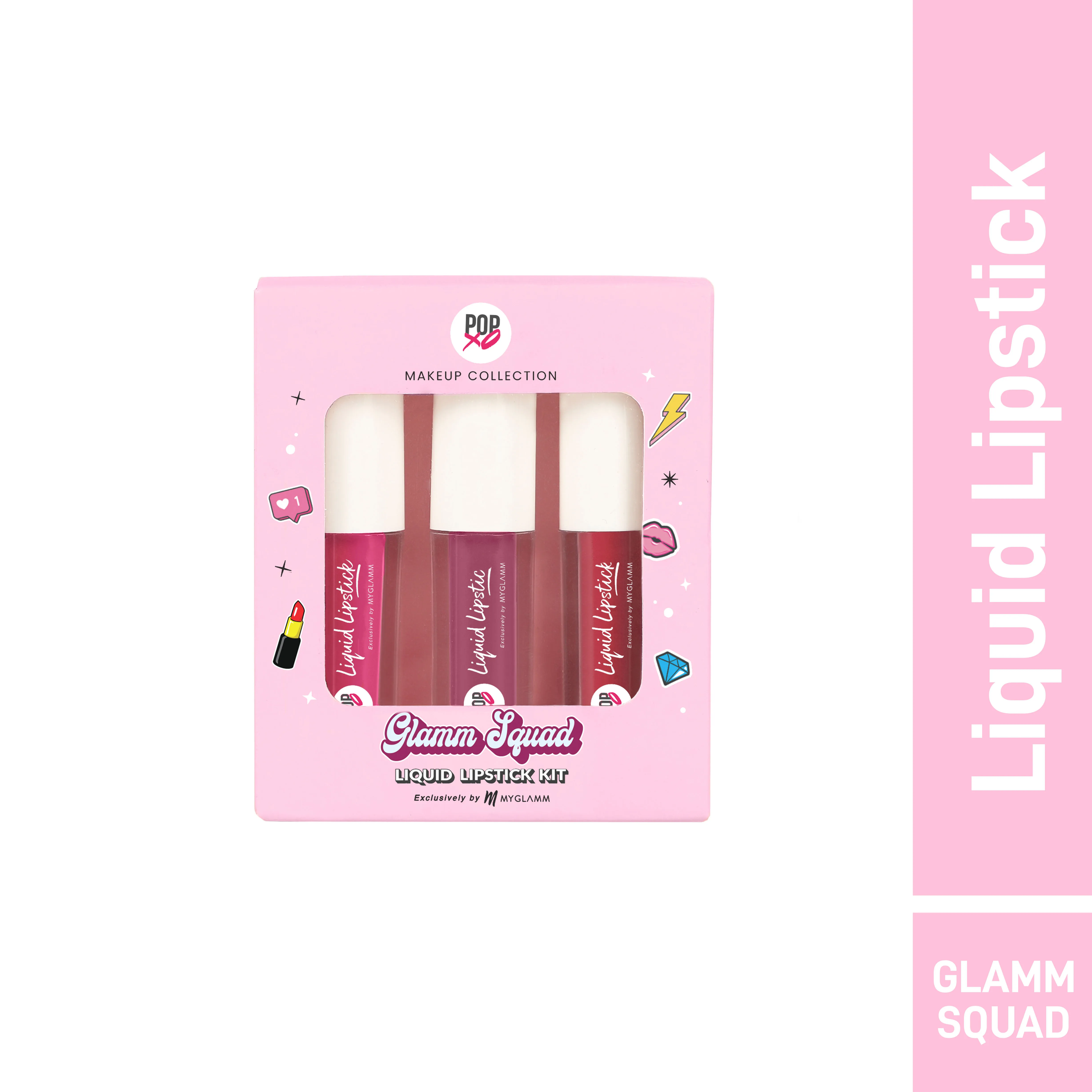 MyGlamm Popxo Squad Liquid Lipstick Kit