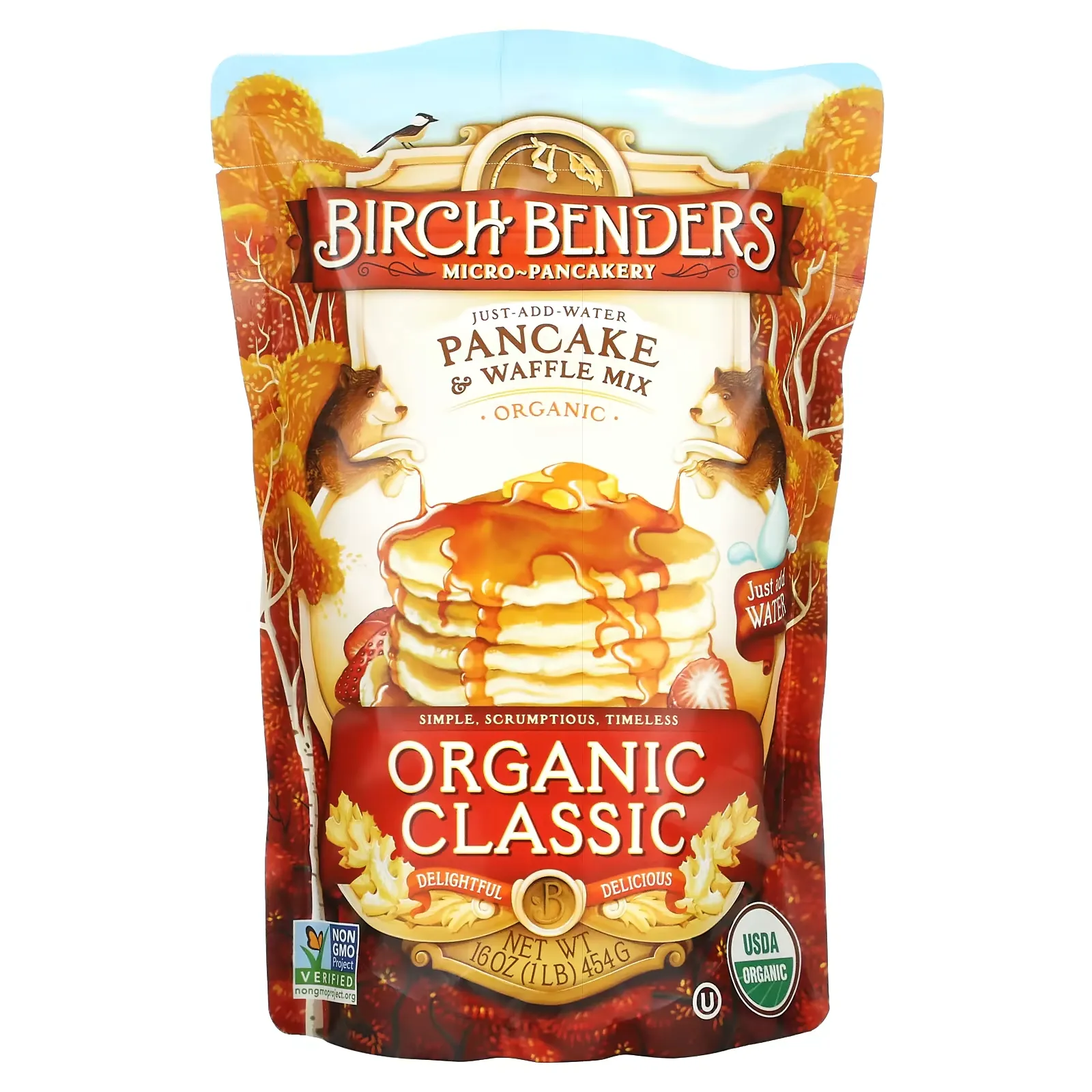 Pancake & Waffle Mix, Organic Classic, 16 oz (454 g)