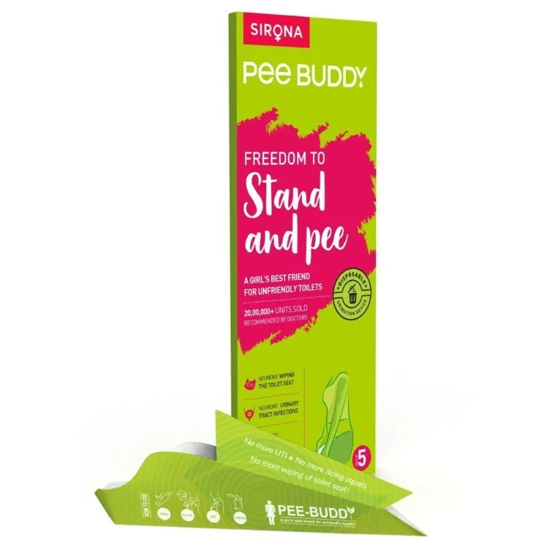 Peebuddy Disposal Ladies Freedom To Stand & Pee (Pack of 5)