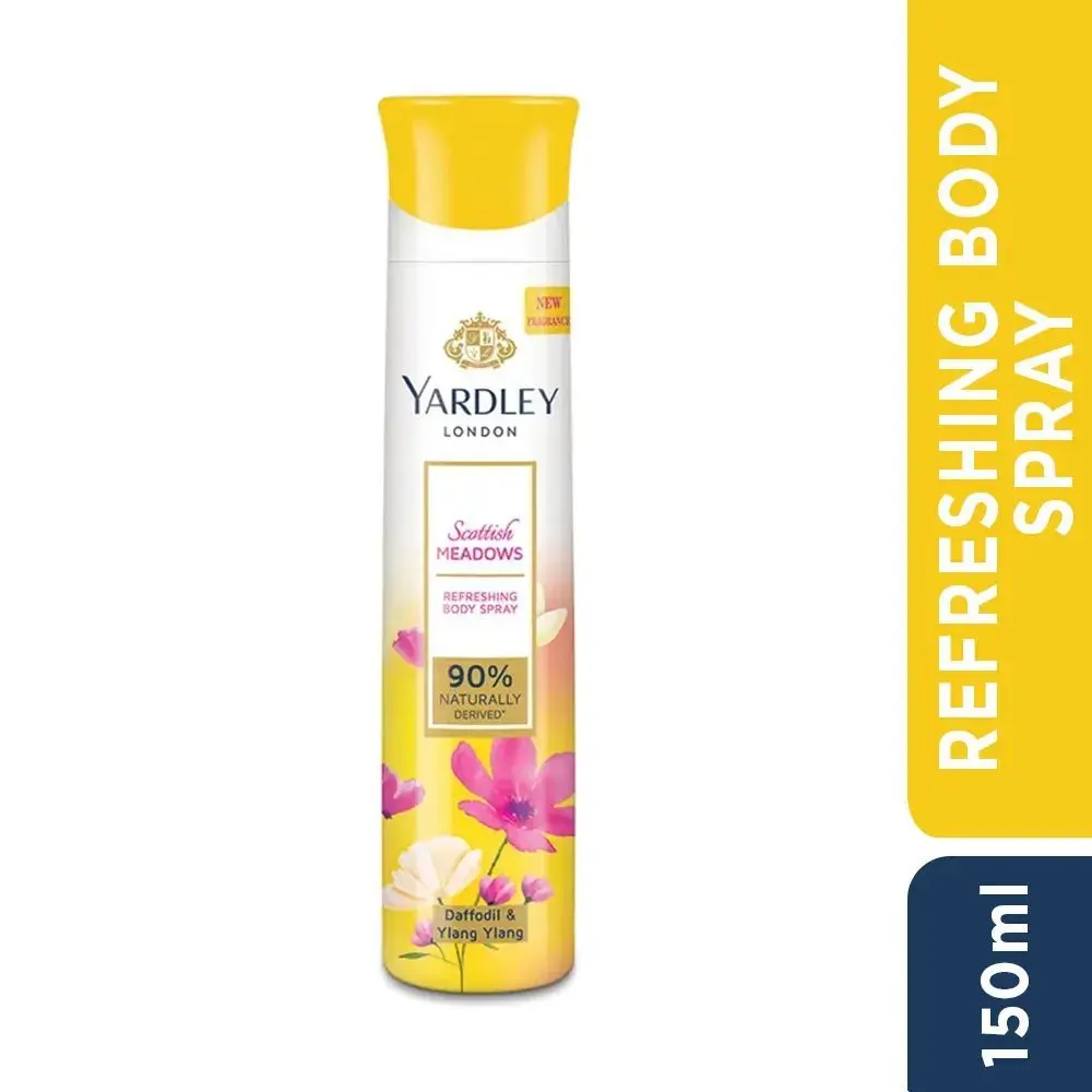 Yardley London- Scottish Meadows, Refreshing Body Spray, 150ml