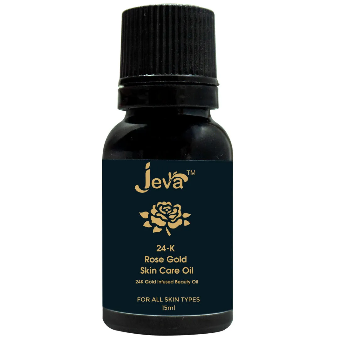 Jeva 24K Rose Gold Skin Care Daily Oil