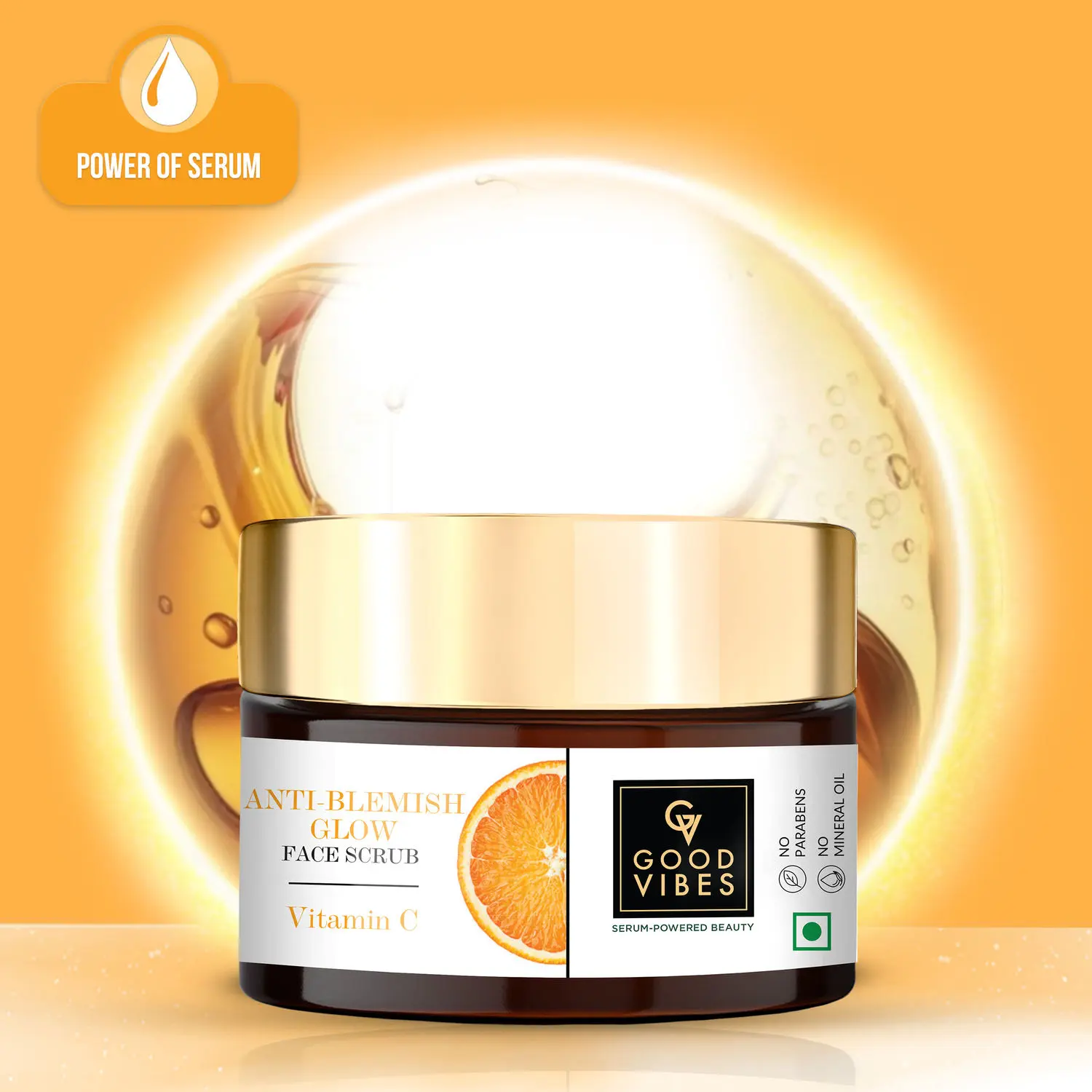 Good Vibes Anti Blemish Glow Face Scrub- Vitamin C (50g)