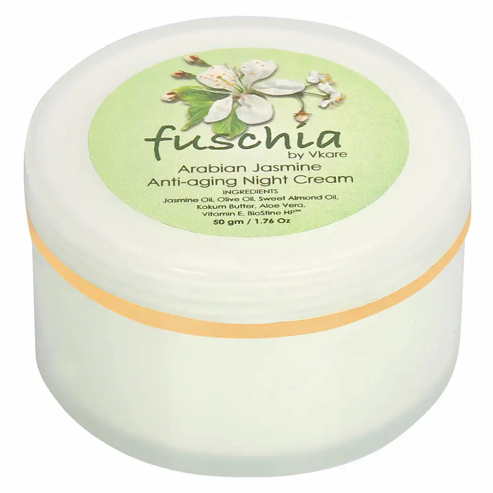 Fuschia Arabian Jasmine Anti Ageing Night Cream,  50 g  for All Skin Types