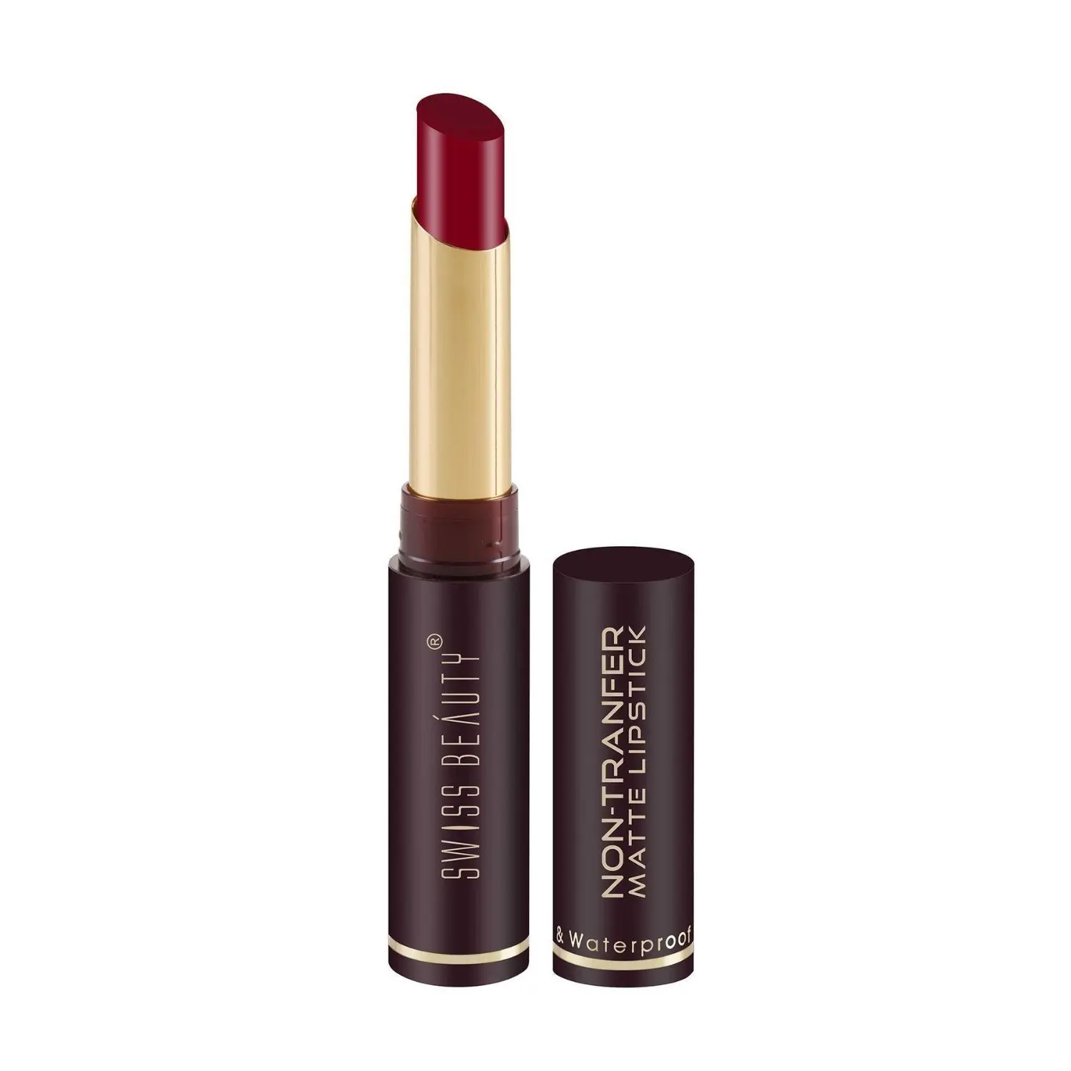 Swiss Beauty Non-Transfer Matte Lipstick - 16 - Red Letter - 2 gm