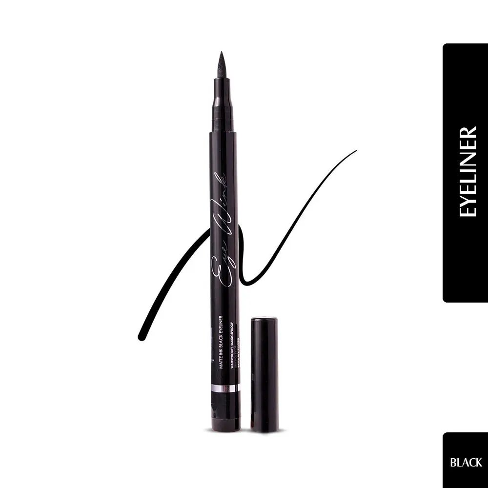 Glam21 Liquid Eye Pen | Intense Black Color | Long- Lasting | Highly Pigmented | Smudge Proof| 1.2 gm