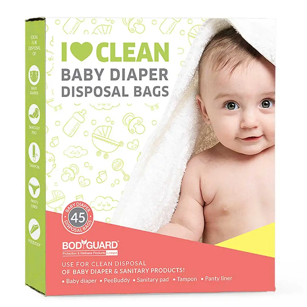 BodyGuard Disposal Bag,  45 Piece(s)/Pack  Diapers and Sanitary