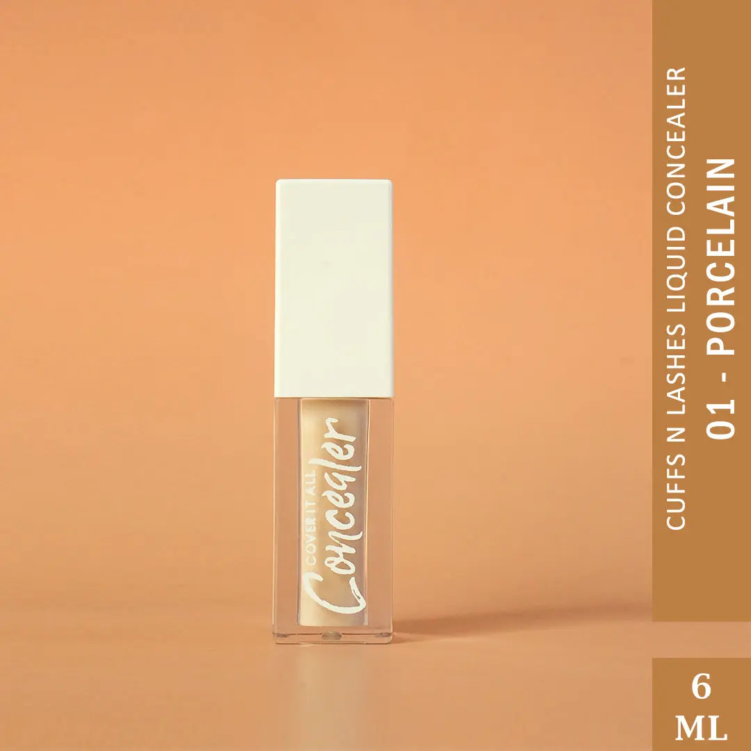 Cuffs N Lashes Cover It All Liquid Concealer, Porcelain-01