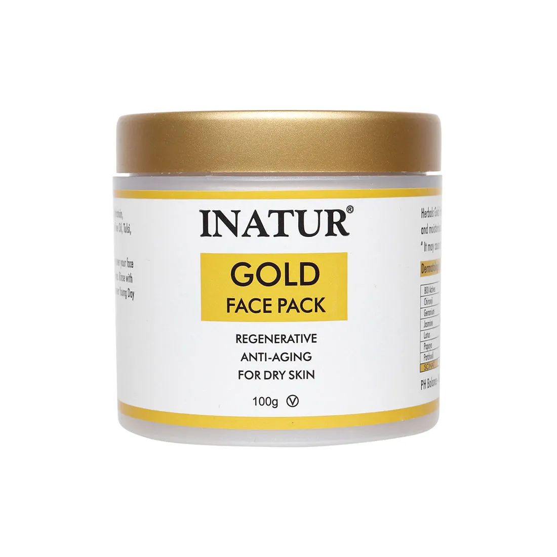 Inatur Gold Face Pack