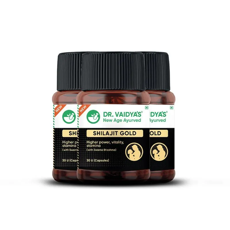 Dr. Vaidya's Shilajit Gold - Pack Of 3