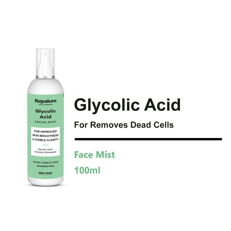 Rejusure Glycolic Acid Face mist - For Improved Skin Brightness & Visible Clarity