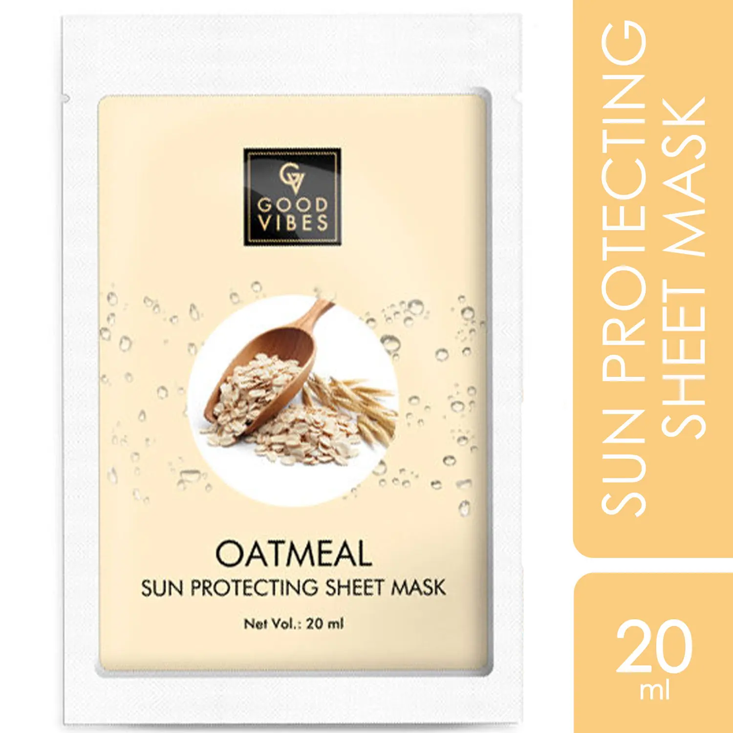 Good Vibes Sun Protecting Sheet Mask - Oatmeal (20 ml)